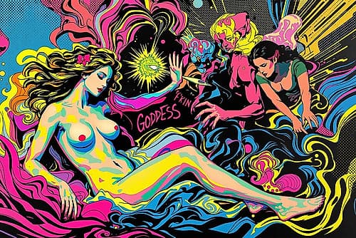 Birth of Venus Pop Art VII Art Print by Vanessa Knight