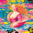 Birth of Venus Pop Art XIX Art Print
