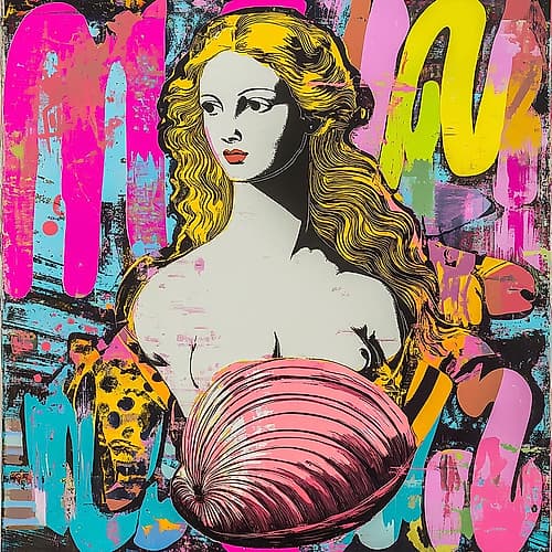 Birth of Venus Pop Art XX Art Print by Vanessa Knight