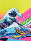 The Great Wave Pop Art XII Art Print