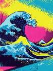 The Great Wave Pop Art XIII Art Print