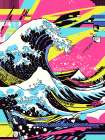 The Great Wave Pop Art XV Art Print