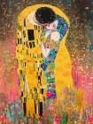 The Kiss Pop Art XII Art Print