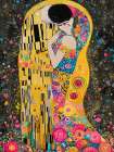 The Kiss Pop Art XIII Art Print