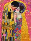 The Kiss Pop Art XIV Art Print