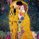 The Kiss Pop Art XVI Art Print