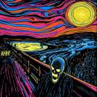 The Scream Pop Art III Art Print