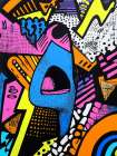 The Scream Pop Art XII Art Print