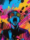 The Scream Pop Art XIII Art Print