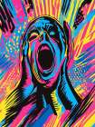 The Scream Pop Art XV Art Print