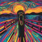 The Scream Pop Art XVI Art Print