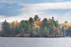Island House on the Gatineau River Art Print