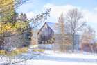 Old Barn Maxville, Ontario Art Print