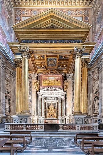 Italy, Rome Altar of the Blessed Sacrament inside the Archbasilica of St. John Lateran Classical Print