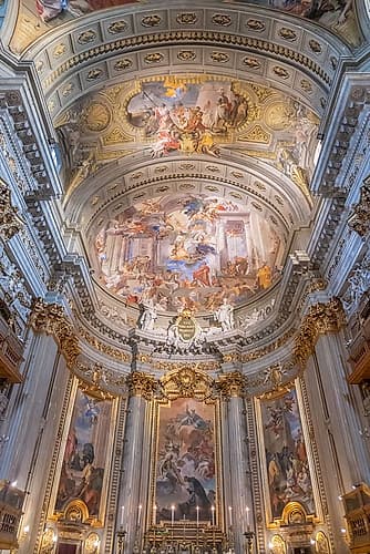 Italy, Rome Church of St. Ignatius of Loyola at Campus Martius I Art Print