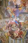 Italy, Rome Detail of fresco, the Apotheosis of Saint Ignatius II Art Print