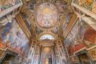 Italy, Rome interior of the Church of the Gesu V Art Print