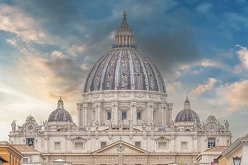 Italy, Rome St. Peters Basilica located in Vatican City I Classical Print