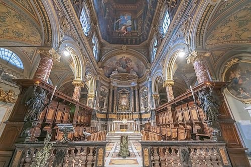 Italy, Rome the Basilica di Santa Maria in Via Lata Art Print