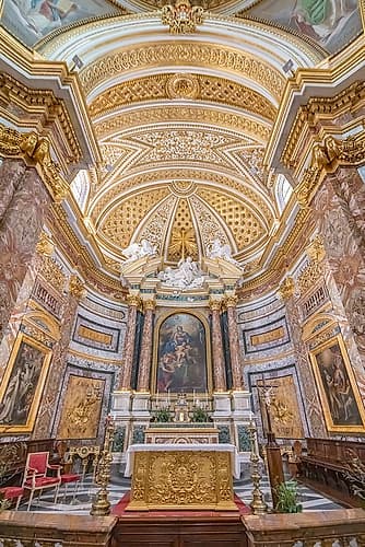 Italy, Rome the Church of SantAntonio dei Portoghesi, Saint Anthony of the Portuguese II Art Print