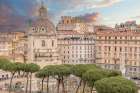Italy, Rome the Church of the Most Holy Name of Mary at the Trajan Forum Art Print