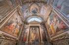 Italy, Rome the Contarelli Chapel inside the Church of San Luigi dei Francesi Art Deco Print