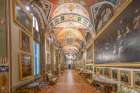 Italy, Rome the interior of the Galleria Doria Pamphilj I Art Deco Print