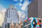 Texas, Frost Bank Tower in Austin Art Print