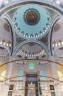 Turkey, interior of the main dome of the Camlica Mosque in Istanbul III Art Print