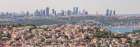 Turkey, Istanbul Cityview Panorama from Camlica Hill Art Print