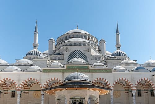 Turkey, Istanbul Grand Camlica Mosque Photography Print