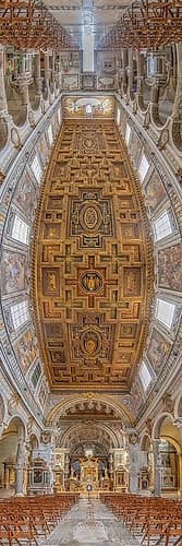 Vertical Churches, Basilica di Santa Maria in Aracoeli in Rome, Italy Art Print