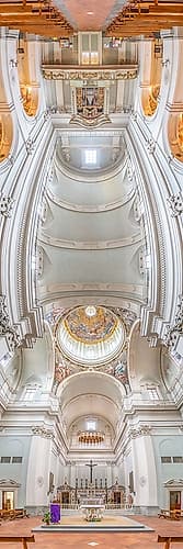Vertical Churches, Basilica of San Giovanni Battista in Lonato del Garda, Italy Art Print