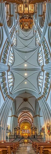 Vertical Churches, Bonn Minster, also known as the Basilica of St. Martin,  Bonn, Germany European Print