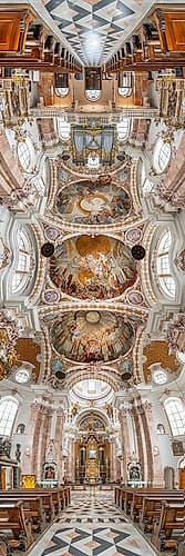 Vertical Churches, Cathedral of St. James, Dom zu St. Jakob in Innsbruck, Austria European Print