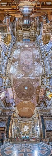 Vertical Churches, Santa Maria Maddalena, Rome, Italy Art Print