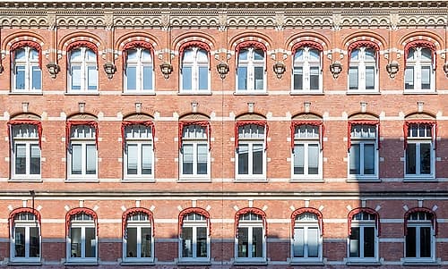 Dutch Brick Facade Study Art Print