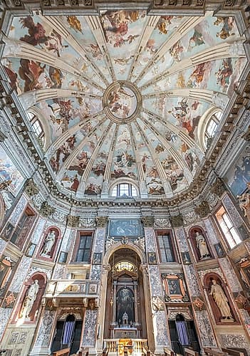 Padua Frescoed Church Dome I Art Print by Richard Silver
