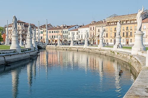 Prato della Valle Statues and Canal I Classique reproduction