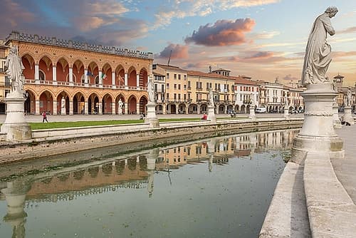 Prato della Valle at Sunset Doré reproduction