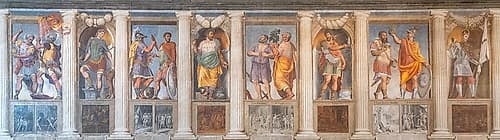 Padua Fresco Panel Row Art Print
