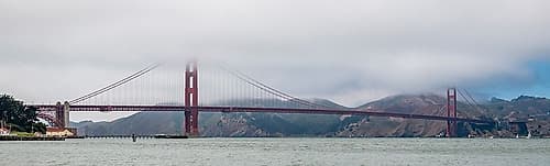 Golden Gate Bridge in the Mist I Art Print