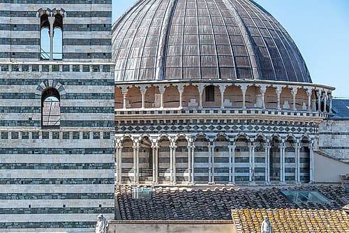 Siena Cathedral Striped Dome Art Print