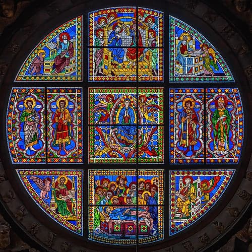 Siena Cathedral Rose Window Renaissance reproduction