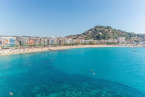 Costa Brava Beach Town I Art Print
