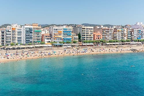 Costa Brava Beach Town II Art Print