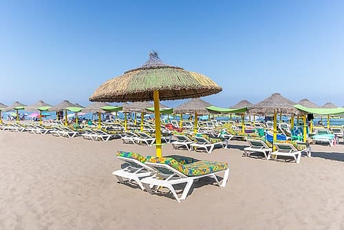 Spanish Beach Loungers II Plage reproduction