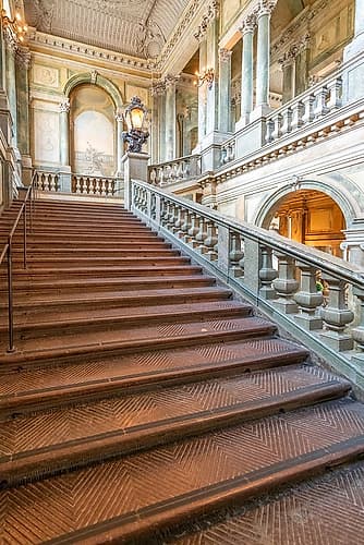 Stockholm Royal Palace Grand Staircase II Art Print by Richard Silver