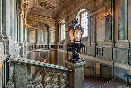 Stockholm Royal Palace Lantern Landing Art Print