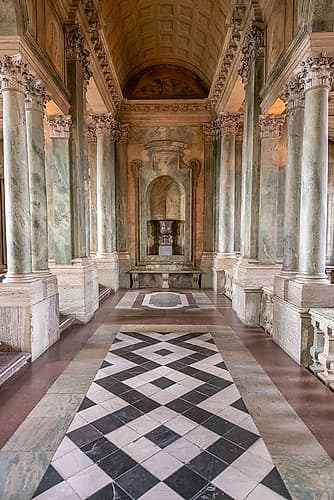 Stockholm Royal Palace Marble Corridor Classique reproduction